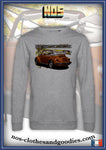 sweat classique unisex VW 1303 cox usa orange cabriolet 1979
