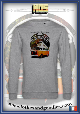 classic sweatshirt VW Go camper combi T2B