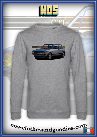 sweat classique VW golf GTI grise