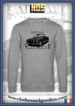 classic gray VW karmann sweatshirt