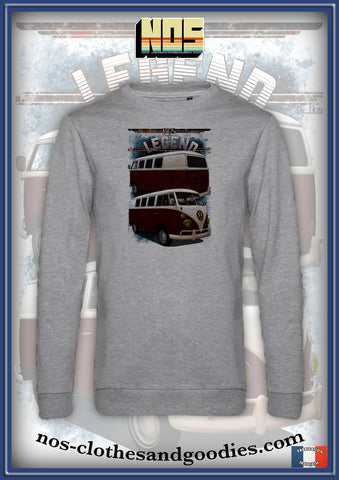 sweat classique unisex VW combi split 1965 av/ar