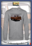 classic VW T3 orange mandala sweatshirt