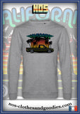 classic VW caddy sun and palm tree california sweatshirt