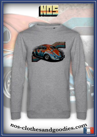 classic VW cox rusty blue sweatshirt