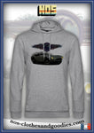 Unisex hooded zip sweatshirt AC cobra 289 1965