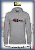 Sweat capuche unisex AUDI 80 B1 rouge
