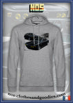 Sweat capuche unisex BMWE9 3.0CSI 2800 noire avant