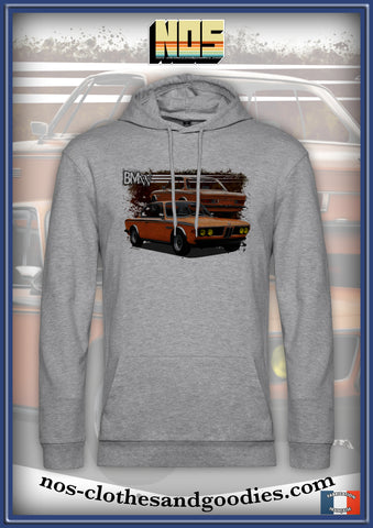 Sweat capuche unisex BMW E9 3.00 CSL 2800 orange 1973