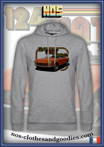 sweat capuche unisex Fiat 124 spider