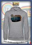 sweat capuche unisex Fiat 126 bleu
