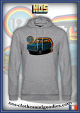 sweat capuche unisex Fiat 126 bleu