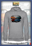 sweat capuche unisex Fiat 500 "leggenda italianna"