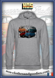 sweat capuche unisex Fiat 500 "leggenda italianna"