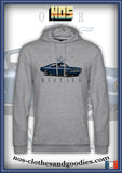 Sweat shirt capuche unisex Ford Mustang fastback