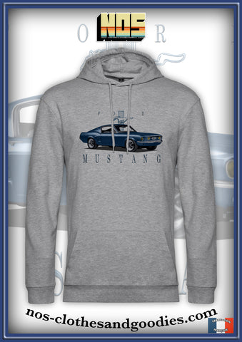 Sweat shirt capuche unisex Ford Mustang fastback