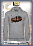 Sweat shirt capuche unisex Ford Fiesta MK1 phare rectangulaire