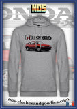 sweat capuche unisex HONDA CRX mk1 rouge