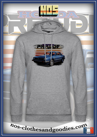 sweat capuche unisex HONDA Prélude MK1 bleue