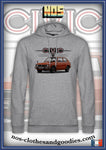 sweat capuche unisex HONDA civic MK1 rouge RS