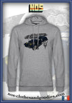Sweat shirt capuche unisex Hot Rod Ford 32 noire