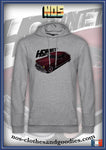 Sweat shirt capuche unisex Hudson Hornet rouge
