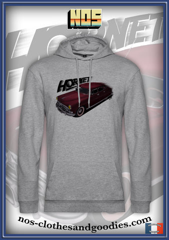 Sweat shirt capuche unisex Hudson Hornet rouge