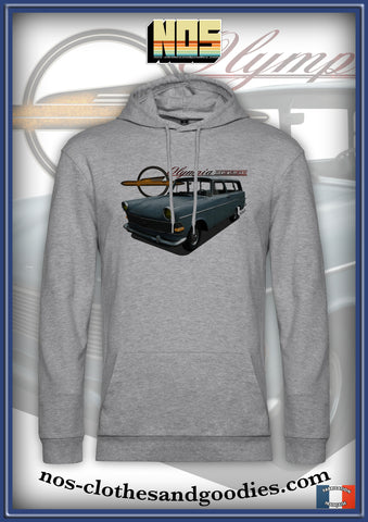 Sweat capuche unisex Opel Olympia P2 caravan 1962
