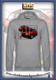 sweat capuche unisex Peugeot 205 GTI Rouge