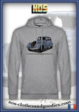 sweat capuche unisex Peugeot 402 grise