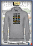 sweat capuche unisex Peugeot 404 multicolor