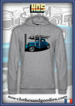 Sweat shirt capuche unisex Plymouth PB coupé 1932 "custom culture"