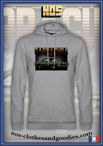 Sweat shirt capuche unisex Plymouth Barracuda 383 1969