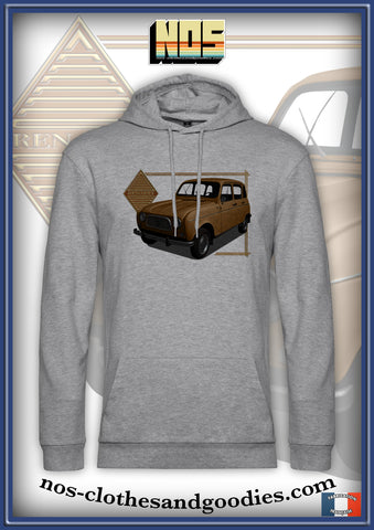 sweat capuche unisex Renault 4L Marron