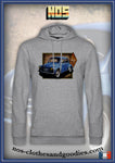 sweat capuche unisex Renault 4CV trois moustaches