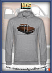 sweat capuche unisex Renault Dauphine ondine