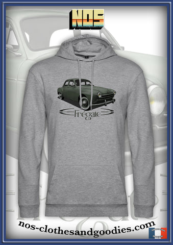 sweat capuche unisex Renault Frégate verte