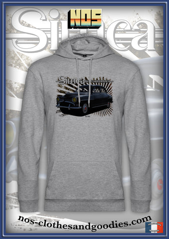 sweat capuche unisex Simca Aronde 9 noire