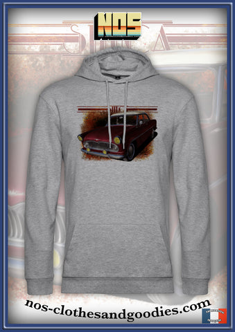 sweat capuche unisex Simca Ariane 4 rouge