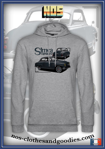 sweat capuche unisex Simca Aronde 9 grand large 1954