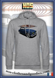 sweat capuche unisex Simca Aronde grand large bleu royal
