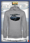 sweat capuche unisex Simca Aronde P60 bleue 1960