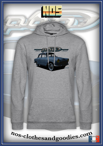 sweat capuche unisex Simca Aronde P60 bleue 1960