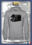 Sweat shirt capuche unisex Ford T 1926 street rod base