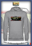 sweat capuche unisex Triumph TR6 jaune