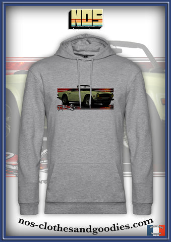 sweat capuche unisex Triumph TR6 jaune