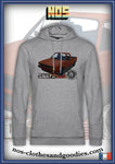 Sweat capuche unisex VW caddy orange blason