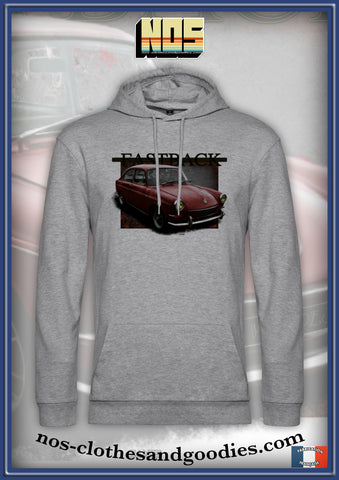 Sweat capuche unisex VW fastback type 3  rouge