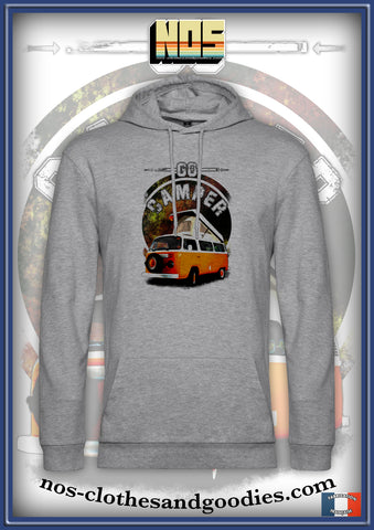 Sweat capuche unisex VW Go Camper T2B