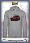 Sweat capuche unisex VW Golf 2 GTI rouge