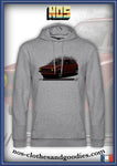 Sweat capuche unisex VW Golf GTI rouge